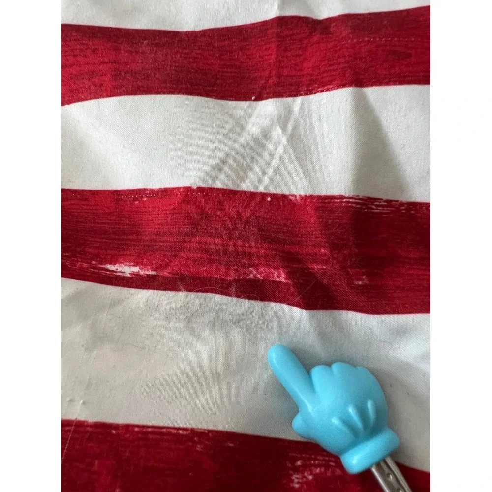 Hang Ten Board Shorts Mens Large Red White Blue Good American Flag Swim Trunks